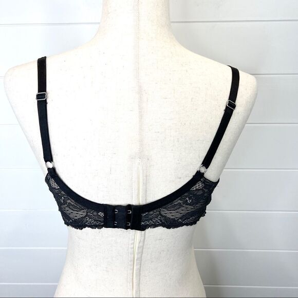 Victoria’s Secret black lace Biofit Demi Uplift 34D - Picture 3 of 3